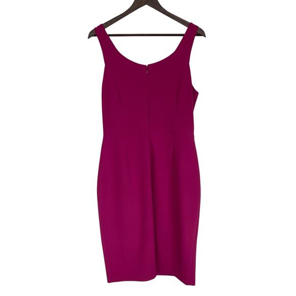 Betsey Johnson Hot Pink Tank Sheath Dress - Size 14 - Picture 3 of 4